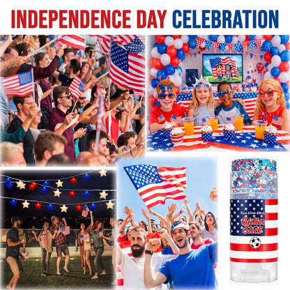🔥 Last Day: 70% Off 4th of July Glitter Stick | Red, White & Blue Hair & Body Glitter