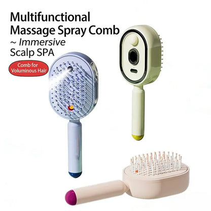 🌸LAST DAY 50% OFF✨Steam Mist Straightening Comb – Easy Salon-Like Hair